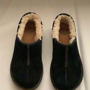 Black Suede UGG shoes. New without tags size 7